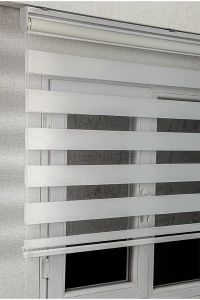 Beyaz Bambu Zebra Stor Perde