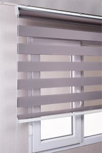 Gri Düz Zebra Stor
