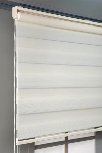 Krem Mikro Pileli Zebra Stor Perde
