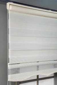 Krem Mikro Pileli Zebra Stor Perde